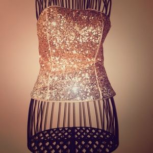 White House Black Market Sequence Corset